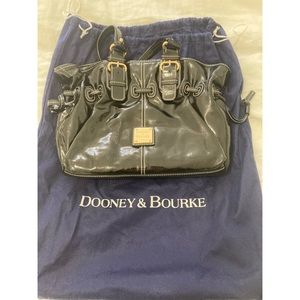 Dooney & Bourke Chiara black patent leather